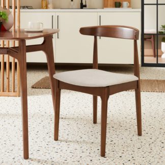 An Image of Elements Alva Dining Chair Natural Linen Natural