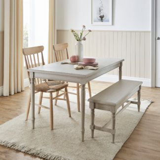 An Image of Ariella Dining Table Stone Grey