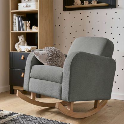 An Image of CuddleCo Etta Nursing Chair Pebble Grey