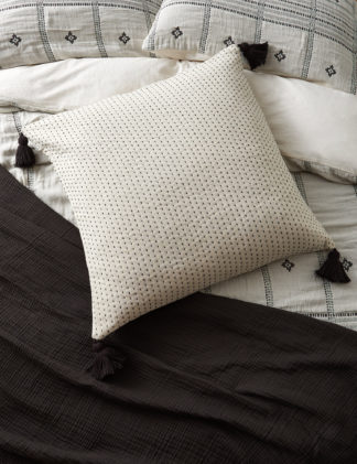 An Image of M&S X Fired Earth Casablanca Collection Maarif Square Pillowcase