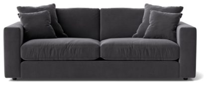5ee88b16c8de1eafabbb9da728753a138c306ded67bd3c310be285c060ee9624.jpg An Image of Swoon Althaea Velvet 3 Seater Sofa - Burnt Orange