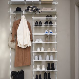 An Image of Elfa Hallway Shelf System White