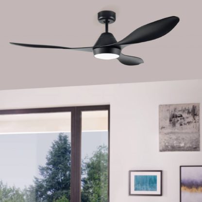 An Image of EGLO Antibes Ceiling Fan & Light White