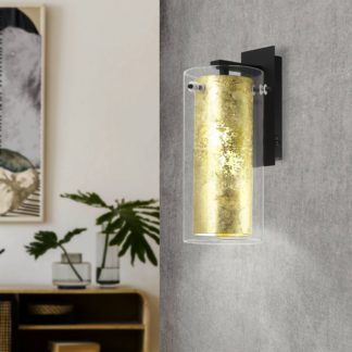 An Image of Eglo Pinto Wall Light - Gold