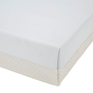 An Image of CuddleCo Lullaby Hypoallergenic Bamboo Foam Mattress Cream