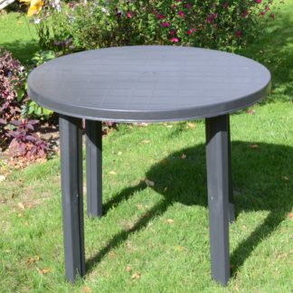 An Image of Revello Round Table Anthracite Anthracite