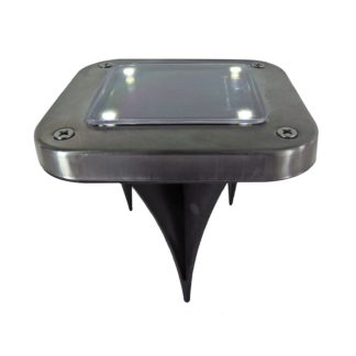 An Image of Homebase Edit 4 Square Solar Uplighters