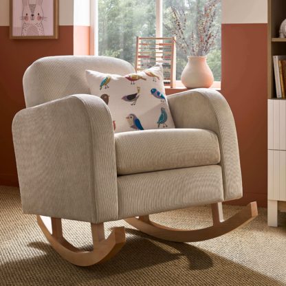 An Image of CuddleCo Etta Nursing Chair Pebble Grey