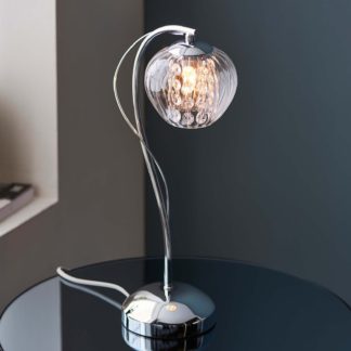 An Image of Clashmore Table Lamp - Chrome Effect