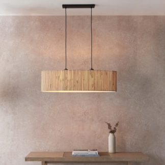 An Image of Caen Pendant Ceiling Light - natural