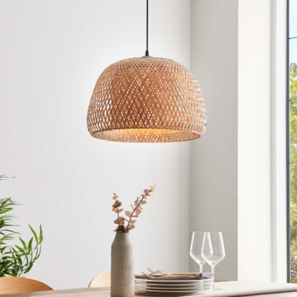 An Image of Laggan Pendant Ceiling Light - Natural