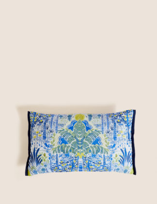 An Image of M&S Tropical Print Outdoor Cushion