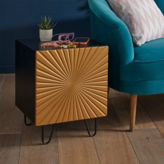 An Image of Shyla 1 Door Side Table Gold