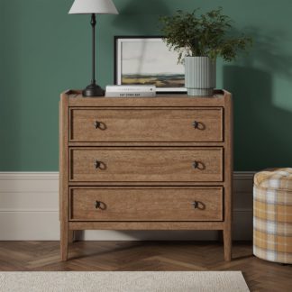 An Image of Portland 3 Drawer Chest Natural