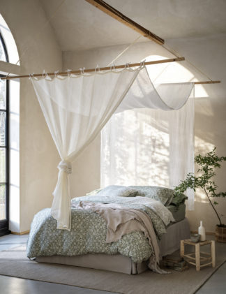 An Image of M&S X Fired Earth Acapulco Merida Pure Cotton Bedding Set