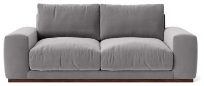 An Image of Swoon Denver Velvet 2 Seater Sofa - Fern Green