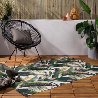 An Image of Wylder Tropics Hawaii Washable Indoor Outdoor Rug MultiColoured