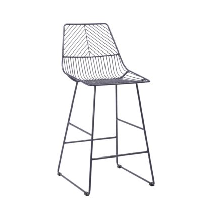 b3d853710bb036a0494773a0b480bc1a223a4ccfeb4c001637e88b0987aa874e.jpg An Image of Siena Bar Stool Navy Blue
