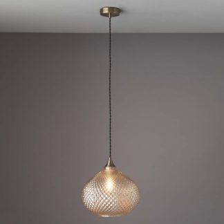 An Image of Tore more Pendant Ceiling Light - Brass Effect