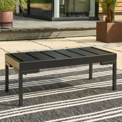 An Image of Elements Black Modular Coffee Table Black