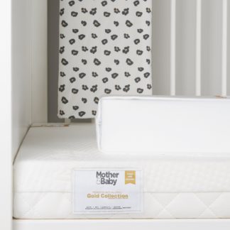 An Image of Mother&Baby First Gold Hypoallergenic Foam Mattress White
