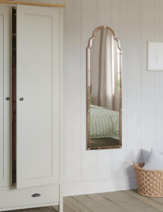 An Image of M&S Madrid Curved Full Length Mirror