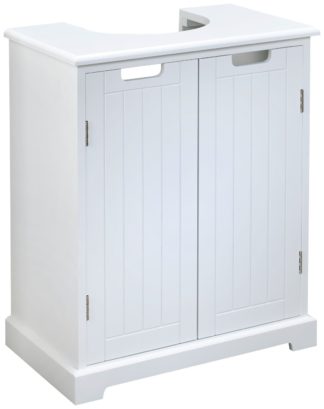 An Image of Lloyd Pascal Malvern Under Sink Unit - White