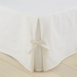 An Image of Soft Washed Cotton Valance White
