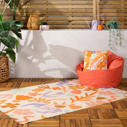 An Image of furn. Amelie Washable Indoor Outdoor Rug MultiColoured