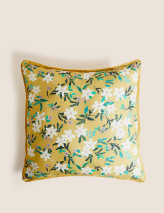 An Image of M&S Cotton Rich Floral Cushion