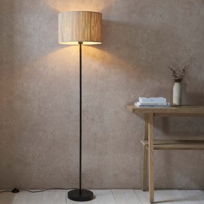 An Image of Caen Floor Lamp - Natural