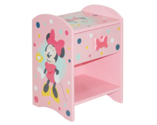 An Image of Disney Minnie Mouse Bedside Table