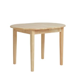 An Image of Argos Home Banbury Extending Solid Wood Dining Table-Natural