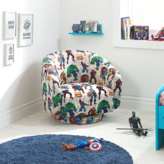 An Image of Disney Marvel Kids Accent Swivel Chair