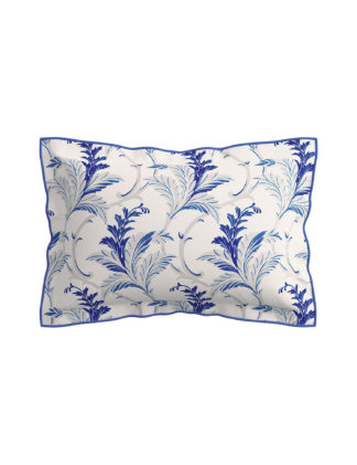 An Image of V&A Pure Cotton Percale Baroque Oxford Pillowcase