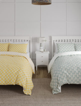 An Image of M&S 2 Pack Cotton Blend Foliage Bedding Sets