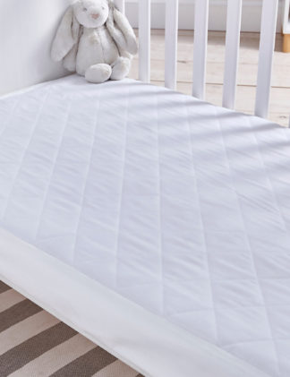An Image of Silentnight Safenights Cot Bed Waterproof Mattress Protector
