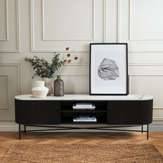 An Image of Kiera Extra Wide TV Stand Black