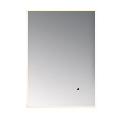 An Image of Bathstore Super Slim Edge LED Mirror - 500x700mm