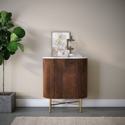 An Image of Kiera Compact Sideboard Black