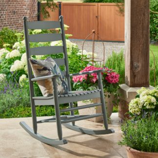 An Image of Oakwell Rocking Chair Grey