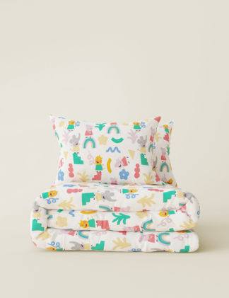 An Image of M&S Peppa Pig™ Cotton Blend Bedding Set