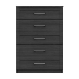 An Image of Ethan 5 Drawer Chest Grey