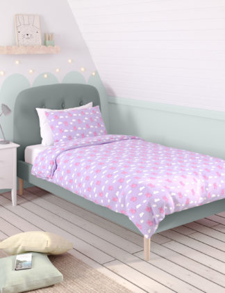 An Image of Cotton Blend Percy Pig™ Clouds Bedding Set