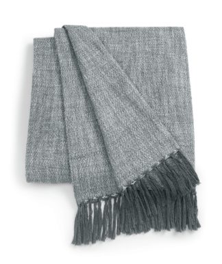 An Image of Habitat Recycled Throw - Grey - 150x200cm