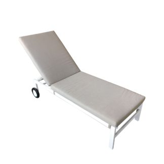 An Image of Titchwell Lounger, White White