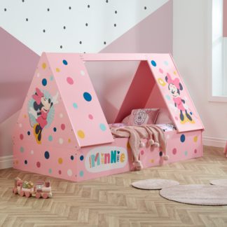 An Image of Minnie Mouse Tent Single Bed Pink