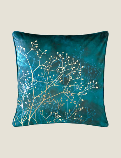 An Image of Clarissa Hulse Velvet Gypsophilia Cushion