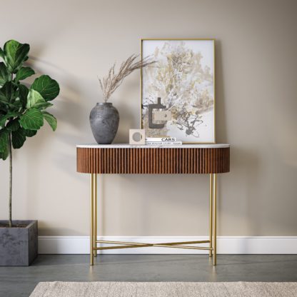 An Image of Kiera Console Table Black
