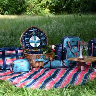 An Image of Mini Confetti Round Picnic Blanket MultiColoured